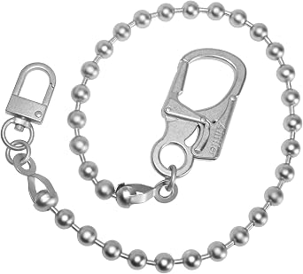 Ahiller Mens Wallet Chain with Heavy Duty Keychain Carabiner Clip