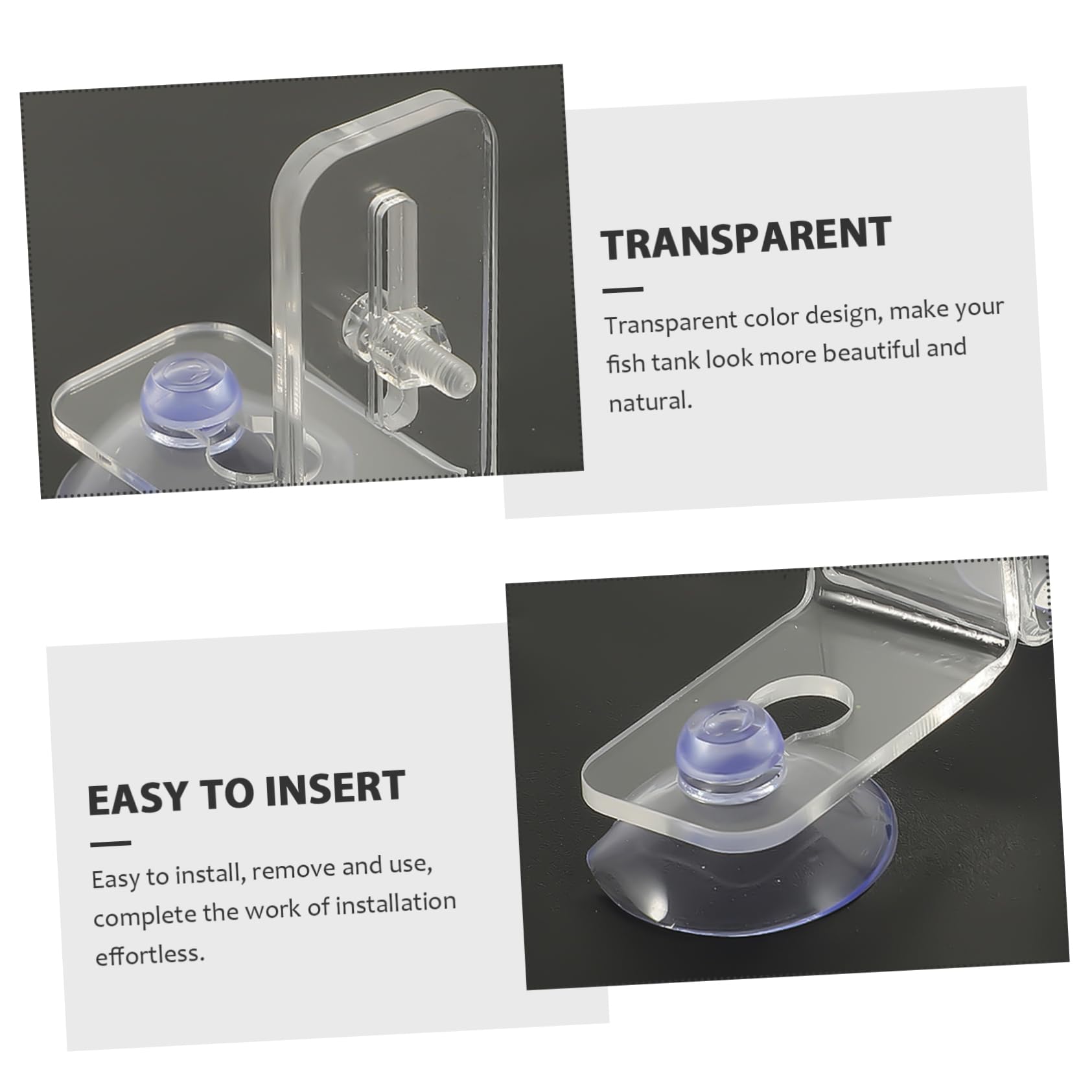 Amazon | ledmomo 水槽 仕切り板 吸盤 ツール 固定 4点セット