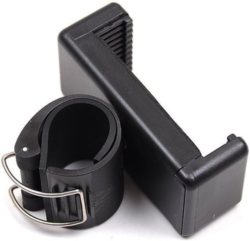 Gloori Universal Compact Mobile Phone Smartphone Clip Clamp Mount Holder for Gopro Selfie Stick Monopod