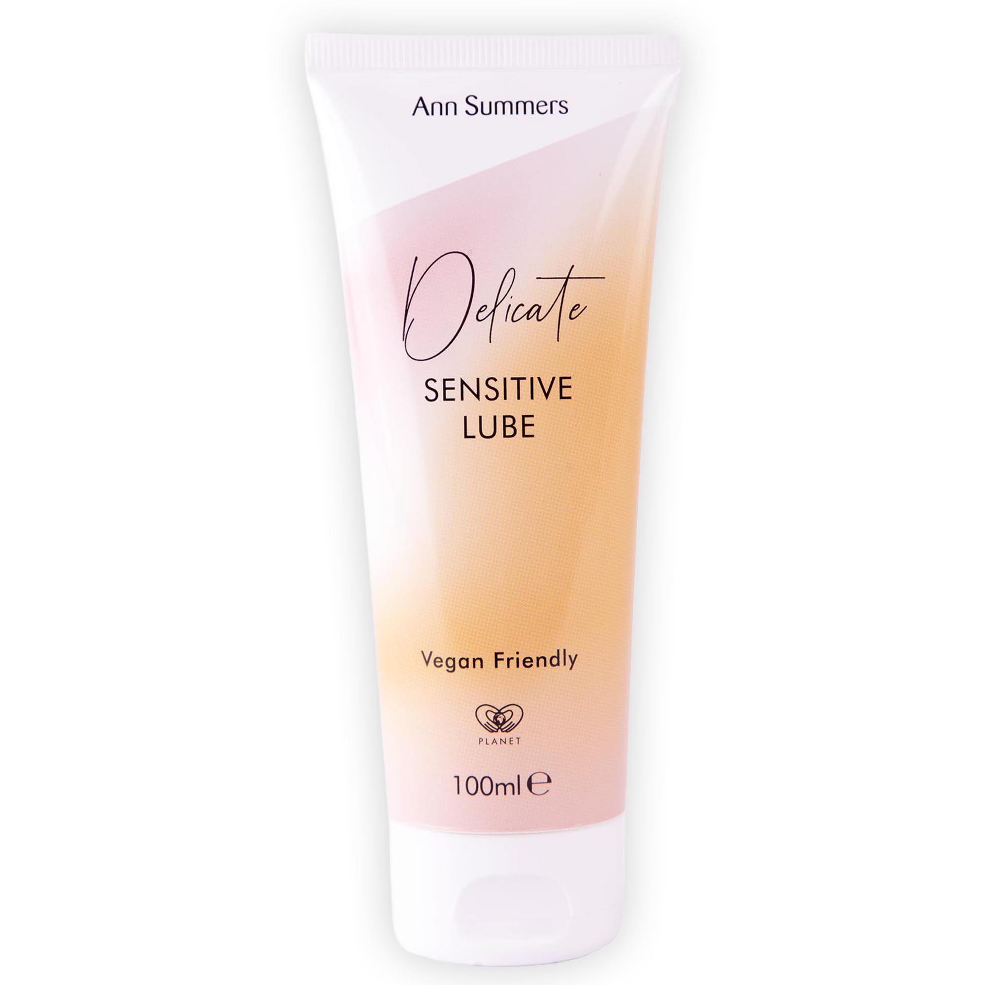 Ann Summers | Delicate Sensitive Lube 100ml | Water Based, Vegan & Fragrance Free | Natural Lubricant Gel Suitable for Sensitive Skin | Water Based Lube