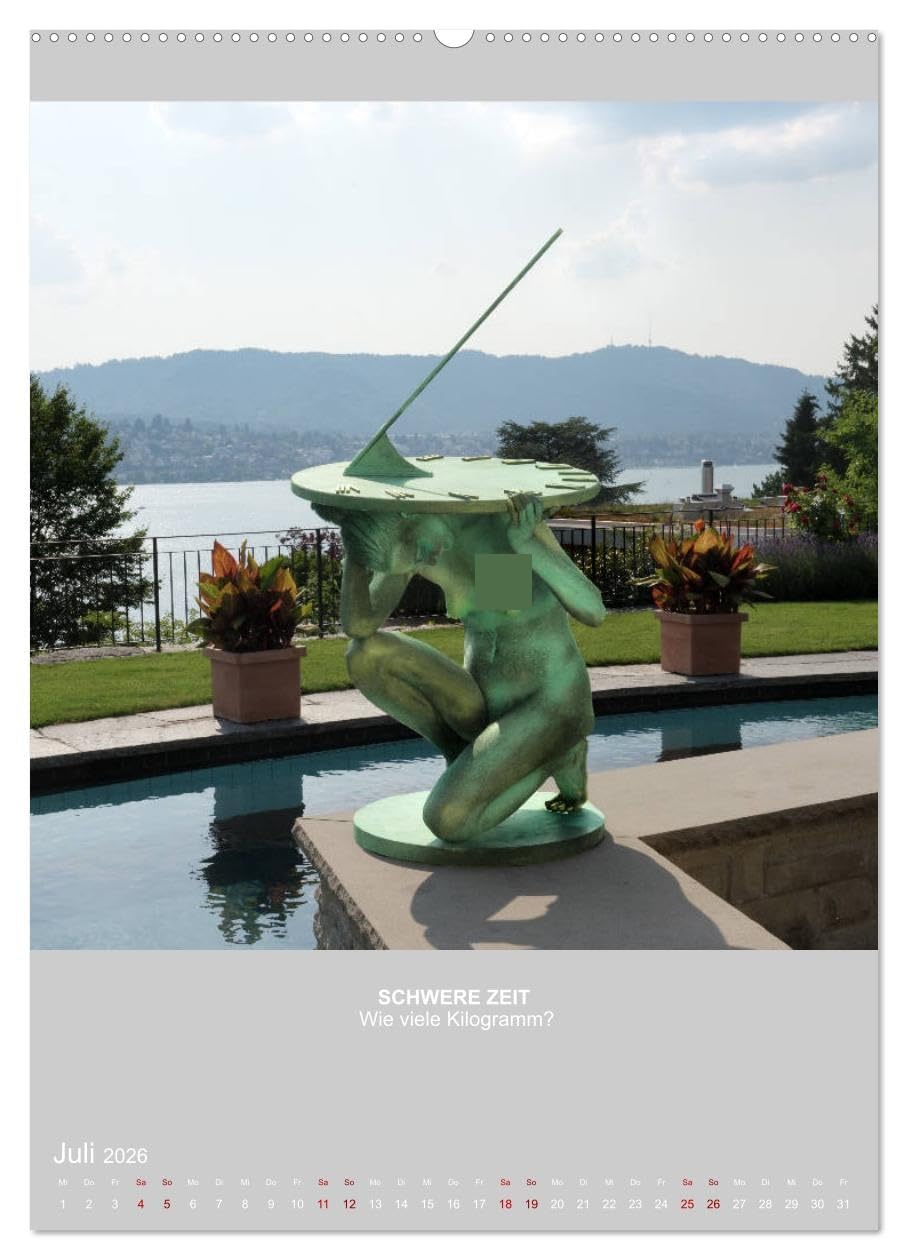 ZEIT METAPHERN (hochwertiger Premium Wandkalender 2026 DIN A2 hoch), Kunstdruck in Hochglanz: Ein philosophischer Kalender über die Zeit (CALVENDO Erotik)