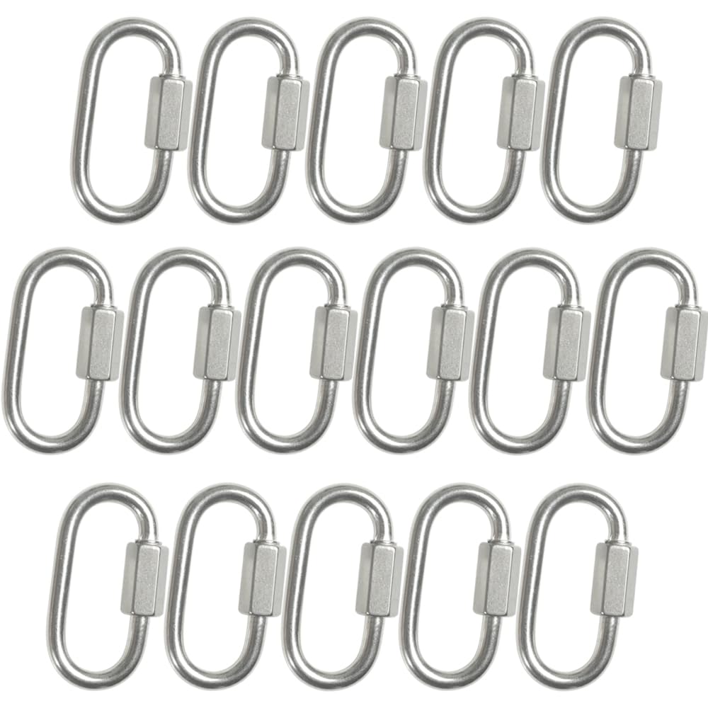 Cozihom 1.4 Inch Stainless Steel Chain Quick Links, M3.5 1/8