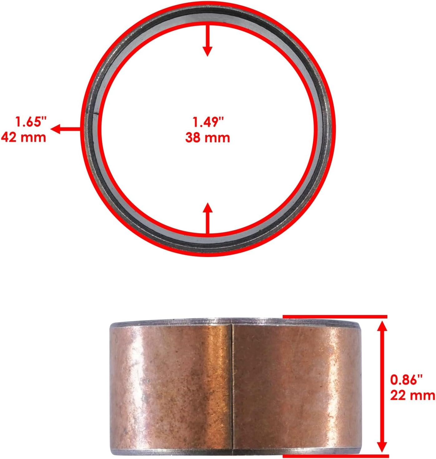 Replacement For Primary Clutch Converter Bushings For Kawasaki Brute Force 650 KVF650 2012-2013 Mod-C26C-22114