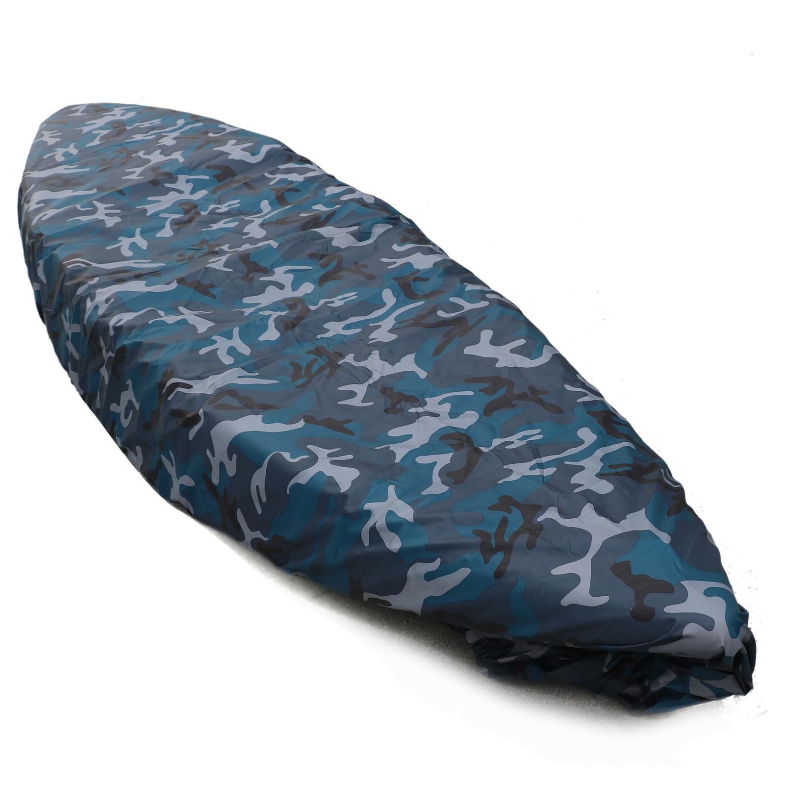 Copertura impermeabile resistente ai raggi UV per kayak, barca, canoa e SUP Paddleboard (BC-M) - Blu mimetico - 3.1-3.5 m