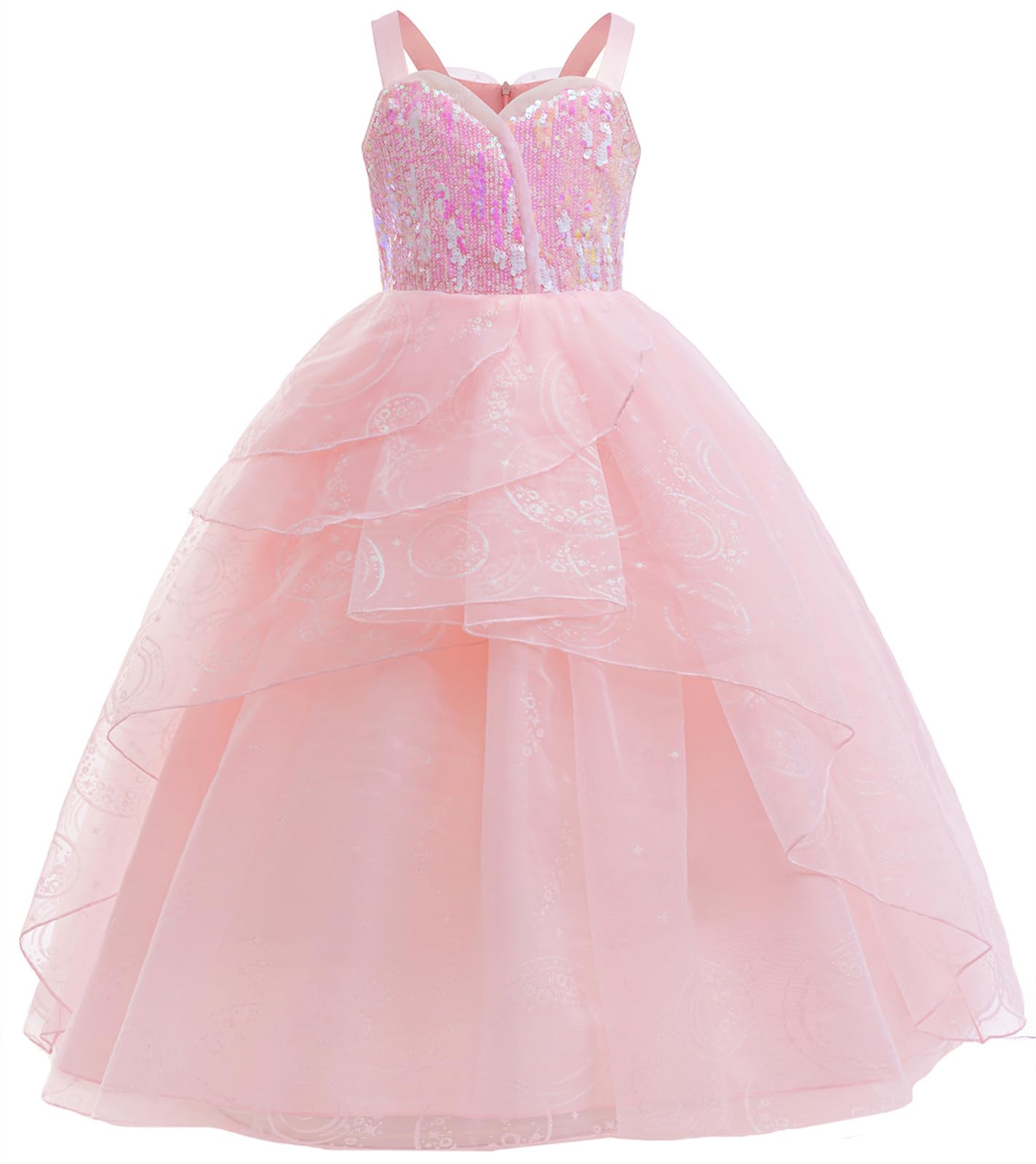 Bambina Cosplay Glinda Costume Halloween Festa Matrimonio Abito
