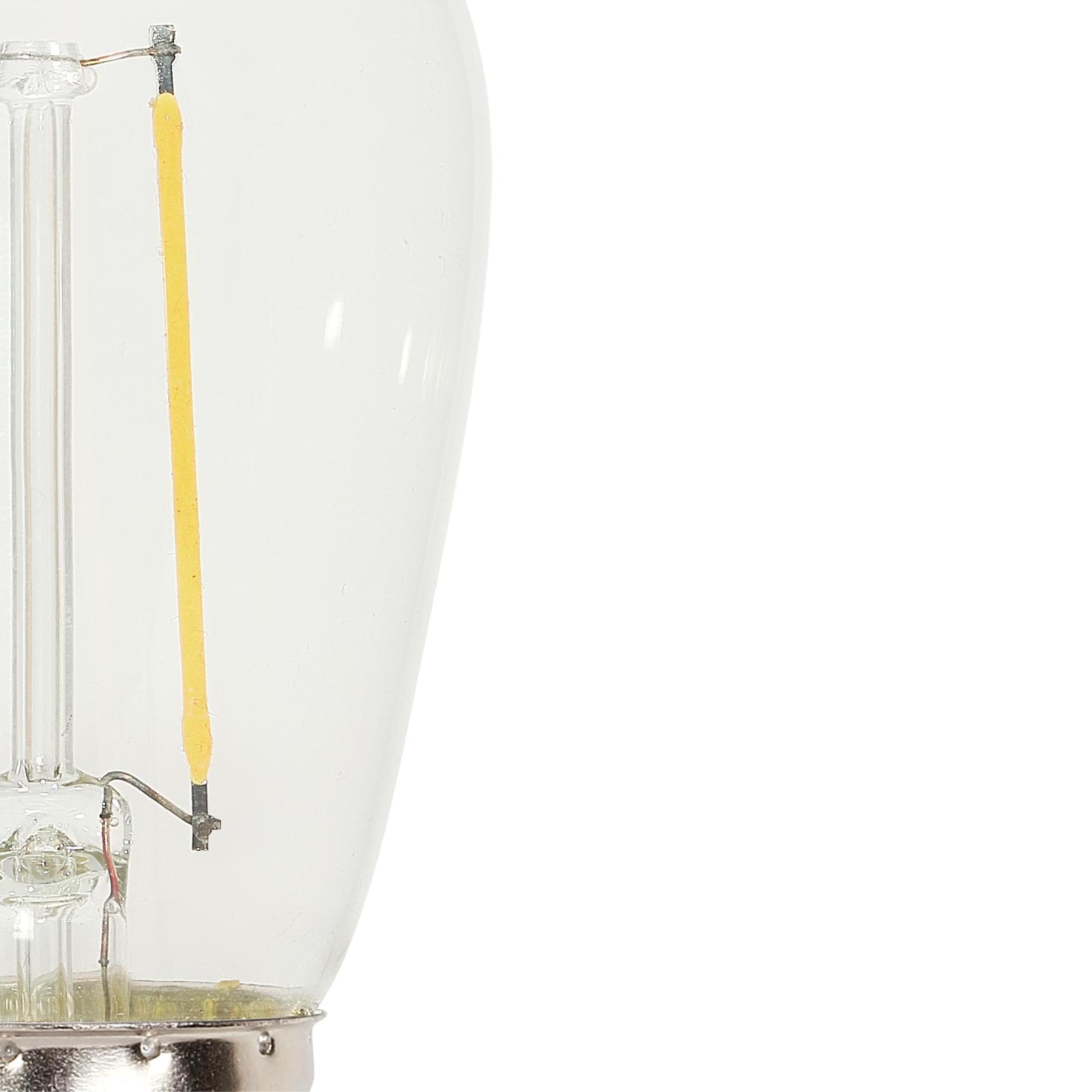 Westinghouse Lighting 5281000 1 Watt 15 Watt Equivalent S14 Clear Filament LED Light Bulb Medium Base — view 4