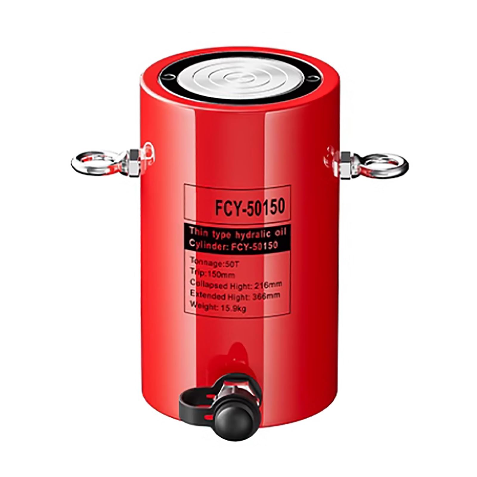 Podnośniki hydrauliczne o wydłużonym skoku 6 cali/150 mm, cylindry hydrauliczne o udźwigu 20 ton, przenośne podnośniki hydrauliczne, cylindry podnoszące dzielone, podnośniki przemysłowe, automatyczn