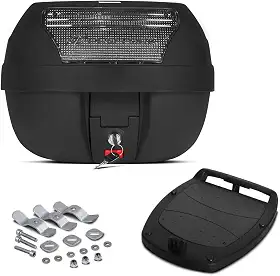 BAULETO PLÁSTICO SUPERIOR 28 LITROS PRO TORK SMART BOX REFLETOR CRISTAL