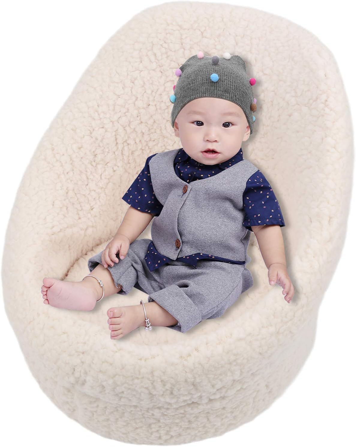 Amazon.co.jp: 子供の写真撮影用ソファ 赤ちゃんの写真用椅子 新生児の
