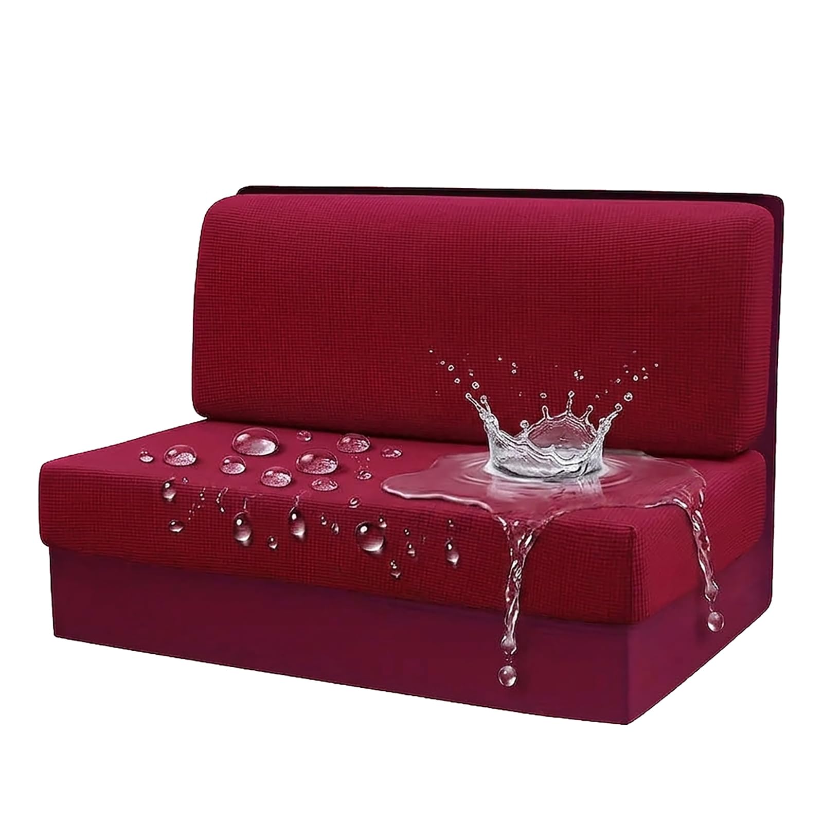 Mswborml Waterproof Camper Cushion Covers Dinette Booth 2 Piece