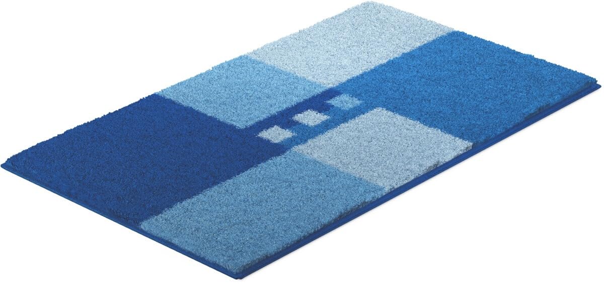 MERKUR Badteppich 65x115cm blau