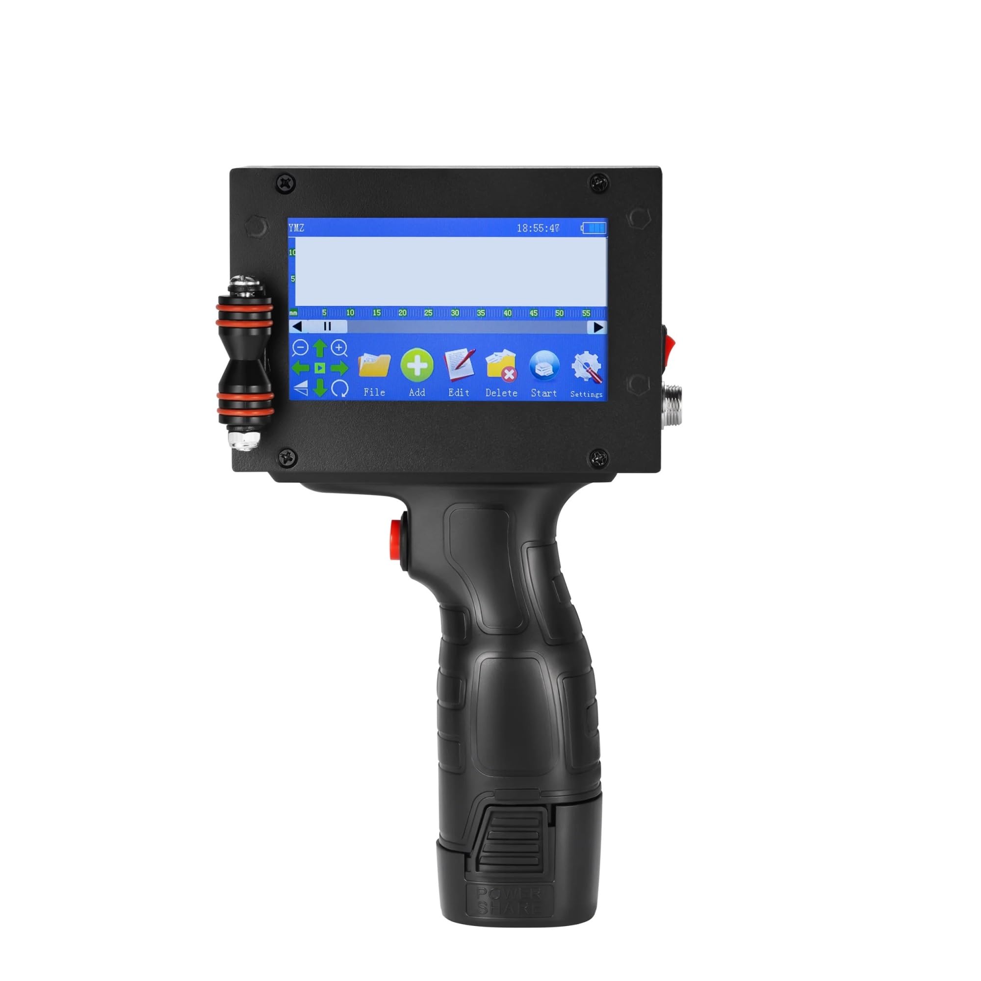 MYUYEE No Cartridge Printing Gun Date Coding Machine Handhled Inkjet Printer On Any Surfaces