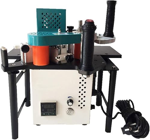 MXBAOHENG Máquina de encolado de borde de banda de borde portátil JBT90 Máquina de encolado de madera de 0.394-1.772 in de ancho/1.6-16.4 ft/min