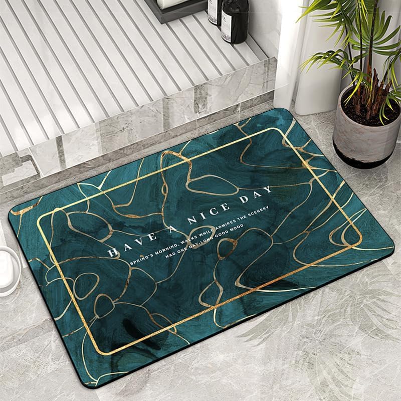 Tapis de salle de bain ultra absorbant et anti-moisissure en diatomite