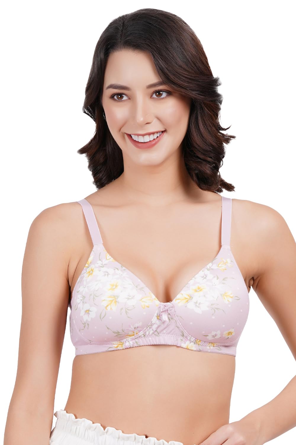 amour secret Women's Seamless Lightly Padded Printed T-Shirt Bra PD003-picture-8
