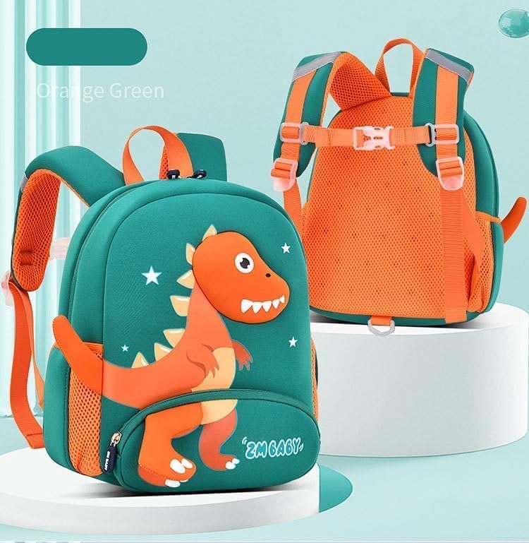 Padgene Toddler Backpacks Kids Preschool Backpack Waterproof Neoprene Animal Schoolbag Lunch backpack 3D Cartoon Mini Travel Bag for Boys Girls Ages 3-5 - Image 9