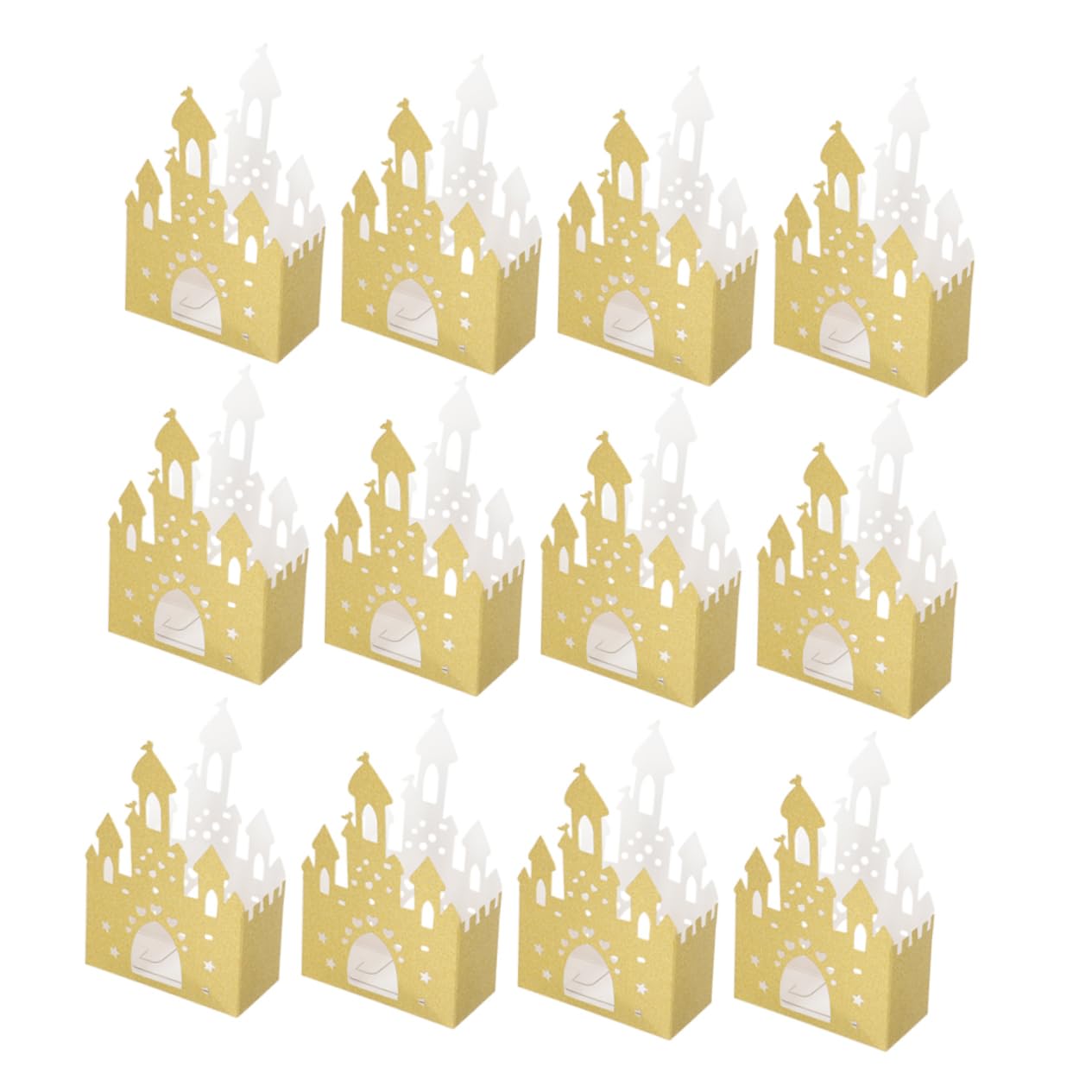 Scatola Caramelle Contenitore Scatole Di Carta Per Feste Scatole A Castello Per Caramelle Cioccolatini Snack Piccoli Regali Matrimoni Compleanni Occasioni