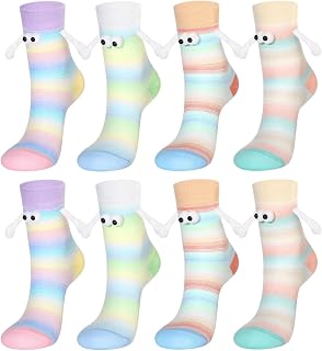 Holding Hands Socks - Hand Holding Socks - Magnetic Sock - Funny Gifts for Women & Men, Teens, Couples, Friends