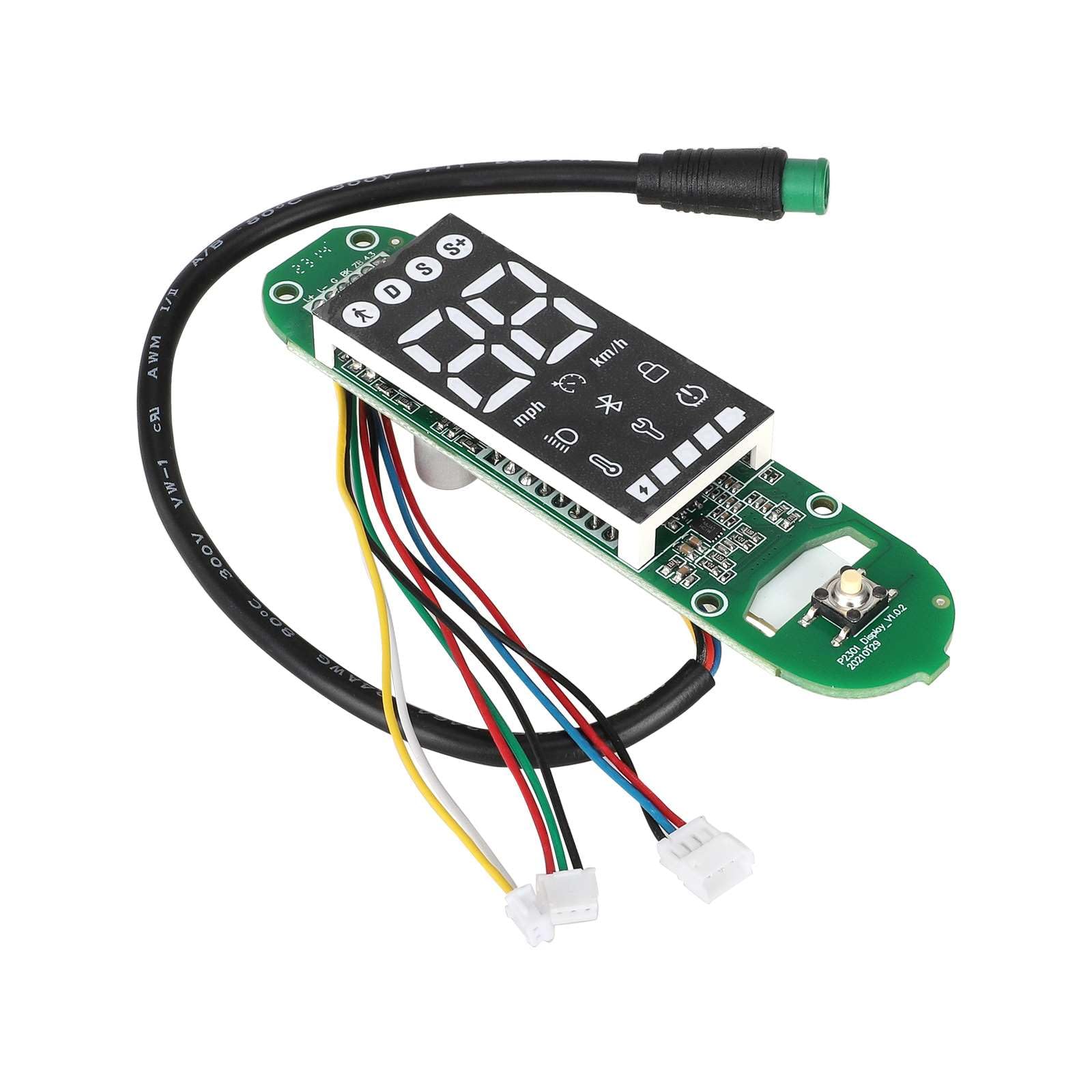 myBESTscooter - Placa de salpicadero BLE con indicador LED para Xiaomi 4 Ultra Scooter eléctrico
