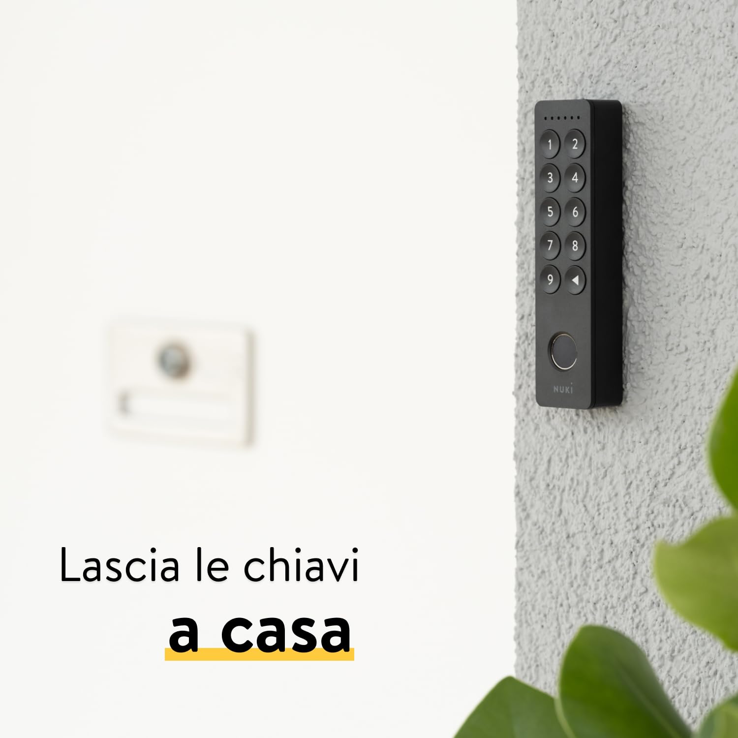 Nuki Keypad 2 Apri la porta in modo rapido e confortevole, tramite un codice o la tua impronta digitale, Il Keypad è l'accessorio ottimo per la Nuki Smart Lock, Bluetooth