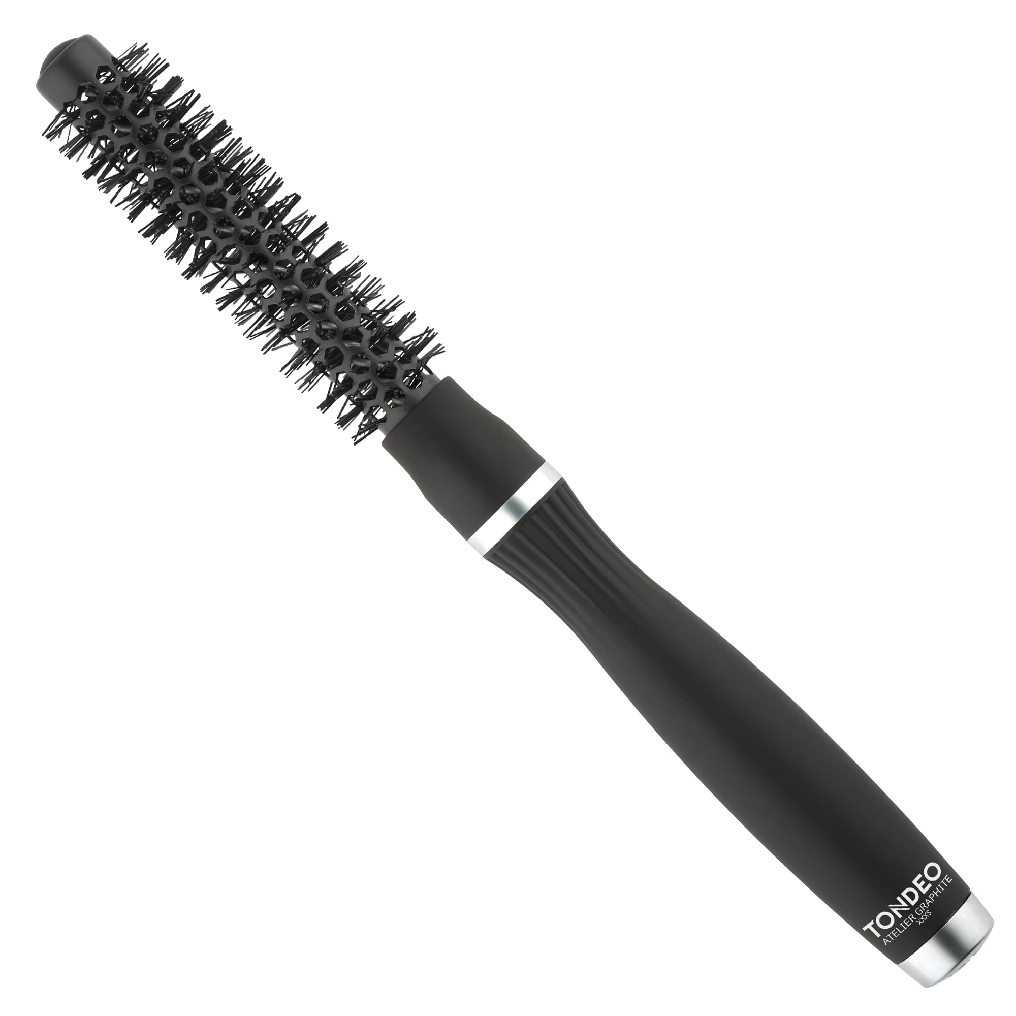 Tondeo Atelier Graphite Cepillo redondo para el pelo, diámetro 16/29 mm, XXXS