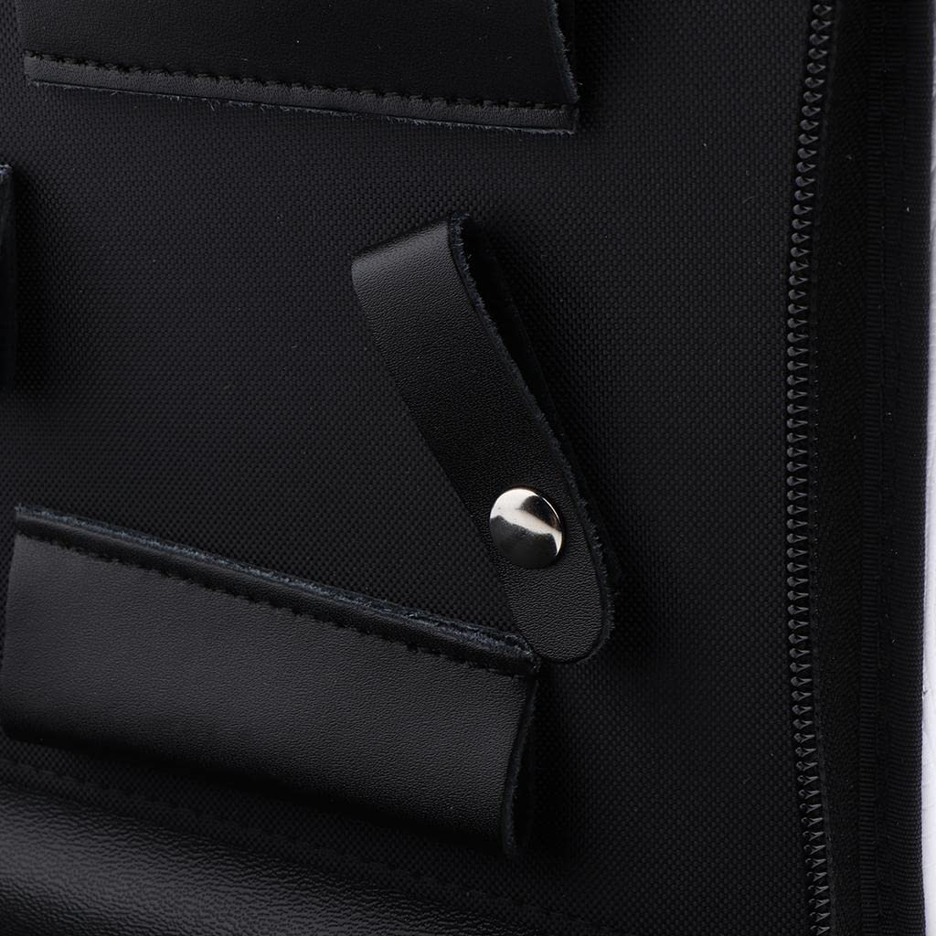 perfeclan Estuche para Tijeras de Pelo de Cuero Suave, Funda para Peine de Peluquería,