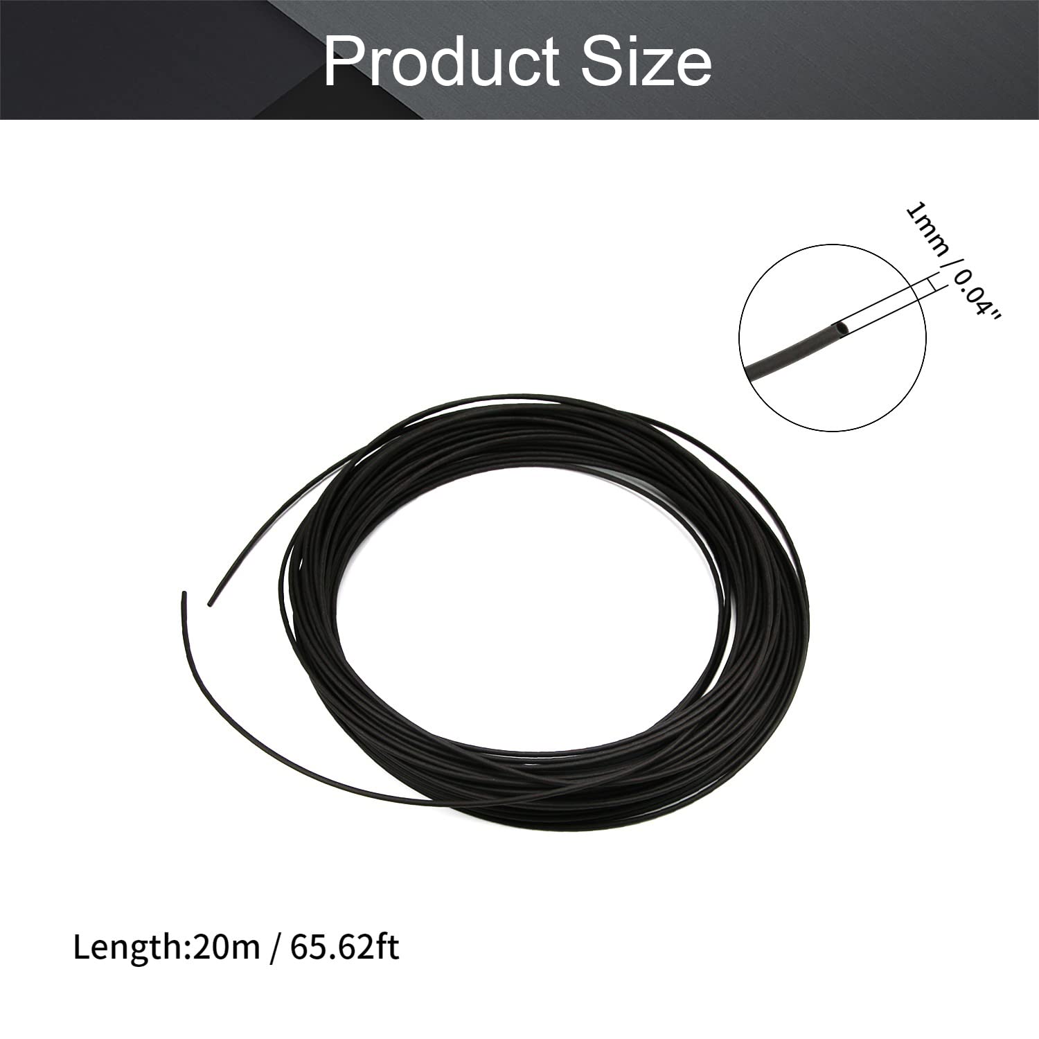 Tubo Termorestringente In Polietilene 5 Mm – Rotolo 7 Metri, Rapporto 2:1, Colore Rosso, Ritardante Di Fiamma - 2