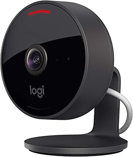 Logitech Circle View videocamera di sicurezza domestica cablata resistente agli agenti atmosferici 180 1080p visione notturna audio a 2 vie crittografia e Apple HomeKit Secure Video Nero Logitech Circle View videocamera di sicurezza domestica cablata resistente agli agenti atmosferici 180 1080p visione notturna audio a 2 vie crittografia e Apple HomeKit Secure Video Nero