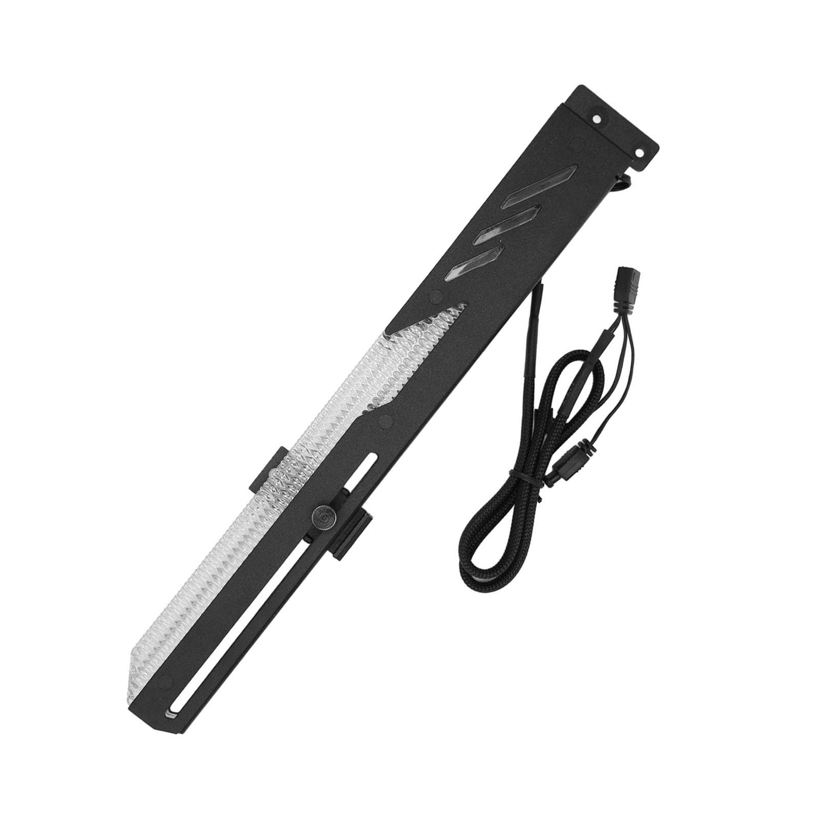 Staffa di Supporto GPU Argb 3pin 4pin REGOLABILE Porta di Installazione Easy Installazione Indirizzabile RGB Scheda Video Salta Video, Lunghezza e Altezza Desktop Graphic