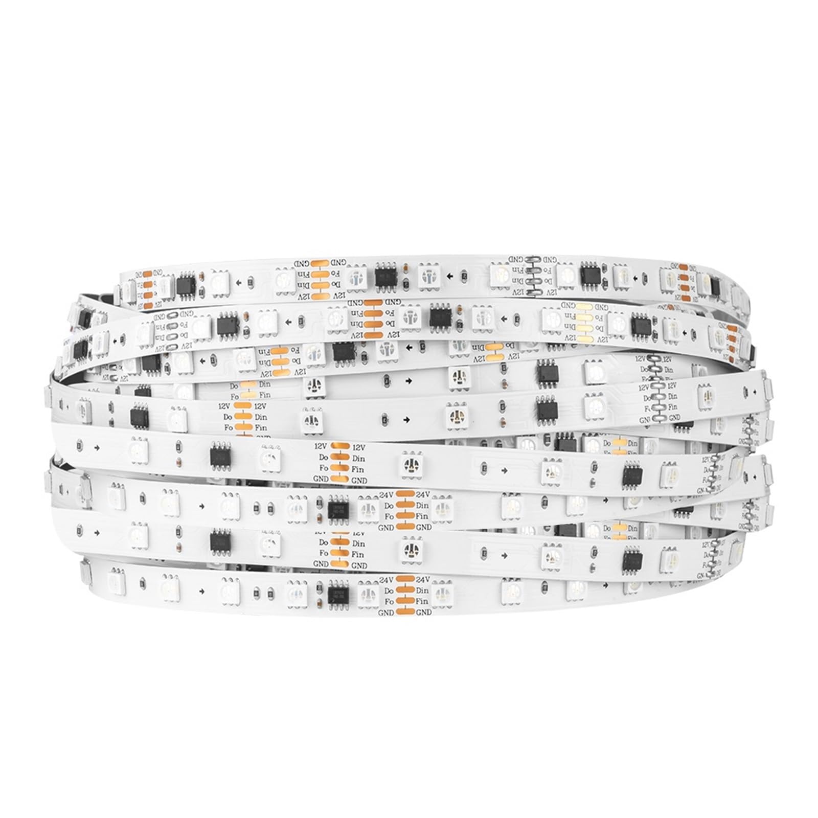 Luces LED WS2815 WS2811 WS2811 Control externo 1 IC Muchos LED RGB tira de luces LED Direccionables DC12V DC24V (5 m 12 V 1 IC to 3 LED, 60 LEDs, IP30)