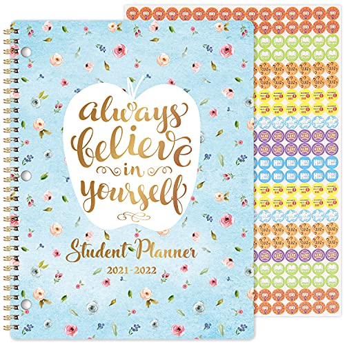 Student Planner 2021-2022 - Academic Planner from Jul 2021- Jun 2022, 9