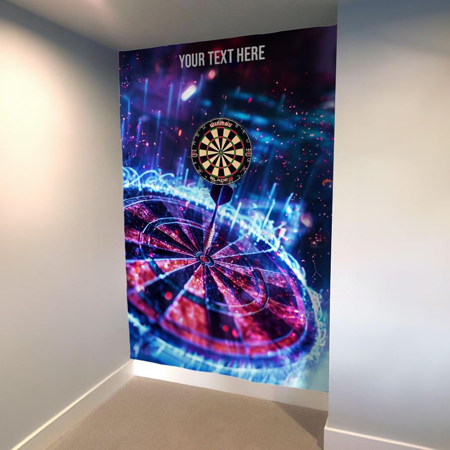 Extreme Design - Personalised Darts Wall Banner 230cm x 152cm