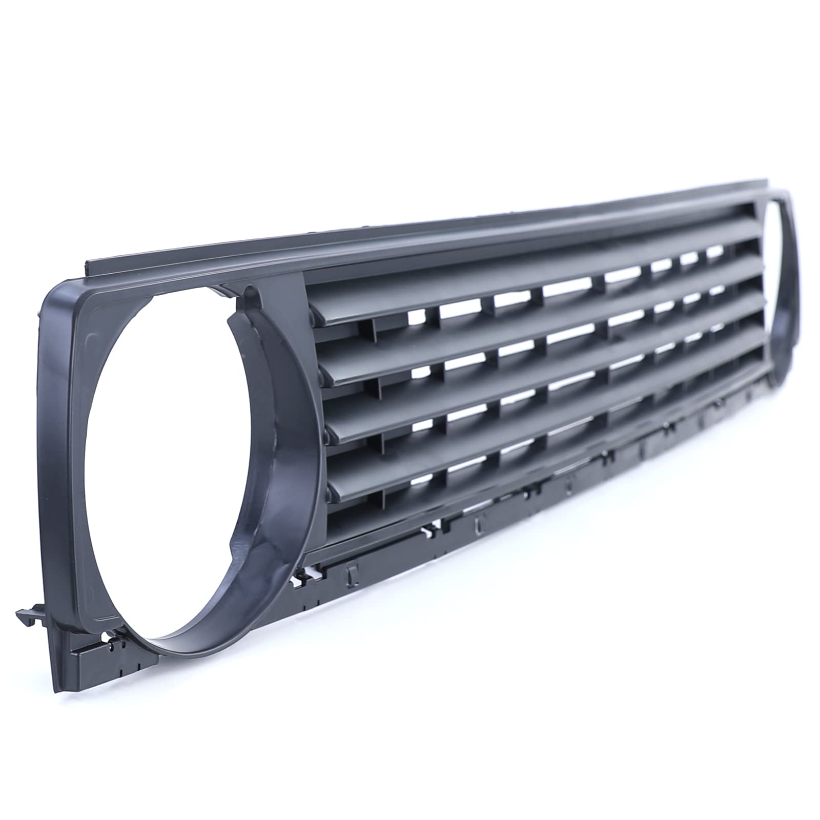Kühlergrill ohne Emblem Schwarz mit Grillspoiler passt für VW Golf 2 1983-1991
