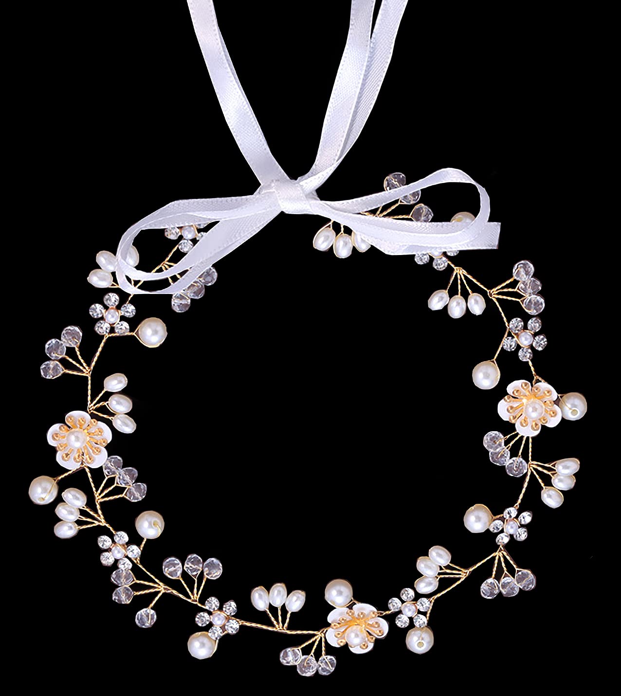 Papoopy Flower Girl Headpiece Hair Accessories for Wedding