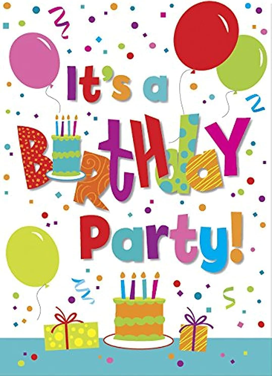 Unique Birthday Jamboree Invitation 8 Pieces