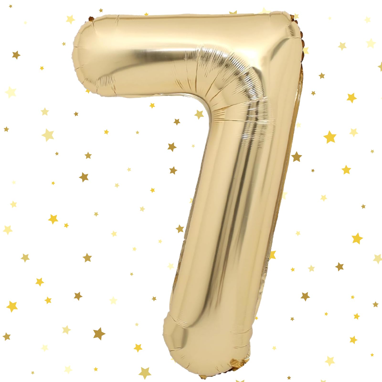 VUCDXOP 40 Inch Number 7 Balloon - Champagne Gold, Age Inflatable Birthday, Helium Number Balloon, Wedding Decoration โ image 1