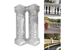 Concrete Balusters Molds for Balcony - 2PCS Balustrades Mold 14 * 60CM