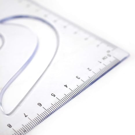 Artway Plastic Set Square Pack (2) - 45 & 60 degree angles