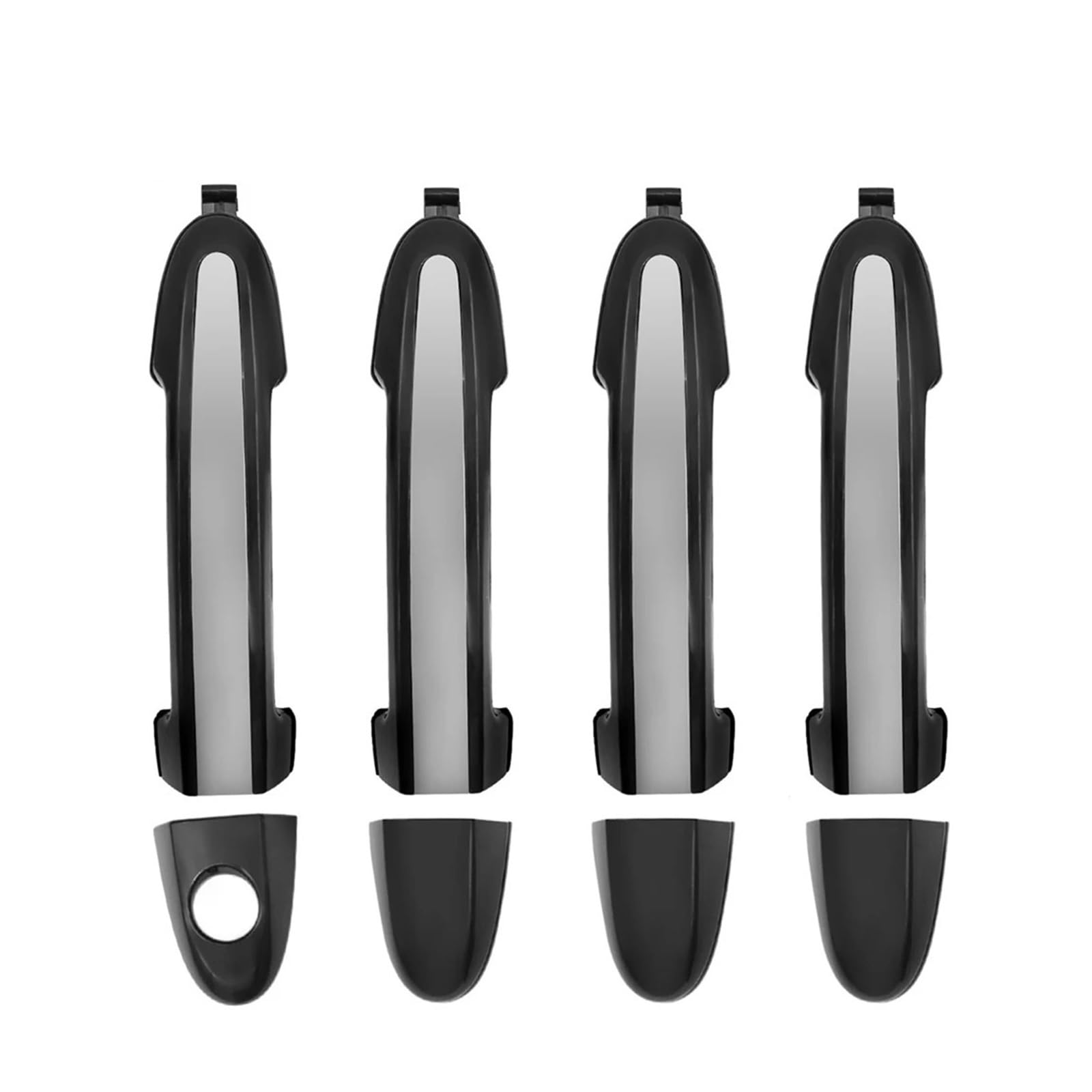 Wjwftcmk Rear Left For Hyundai For Santa Fe 2.4L 3.5L 2007-2012 Front Rear Exterior Outside Door Handle 82651-2B000 82661-2B000 83651-2B000 83661-2B000 Left Handle(Rear Left)