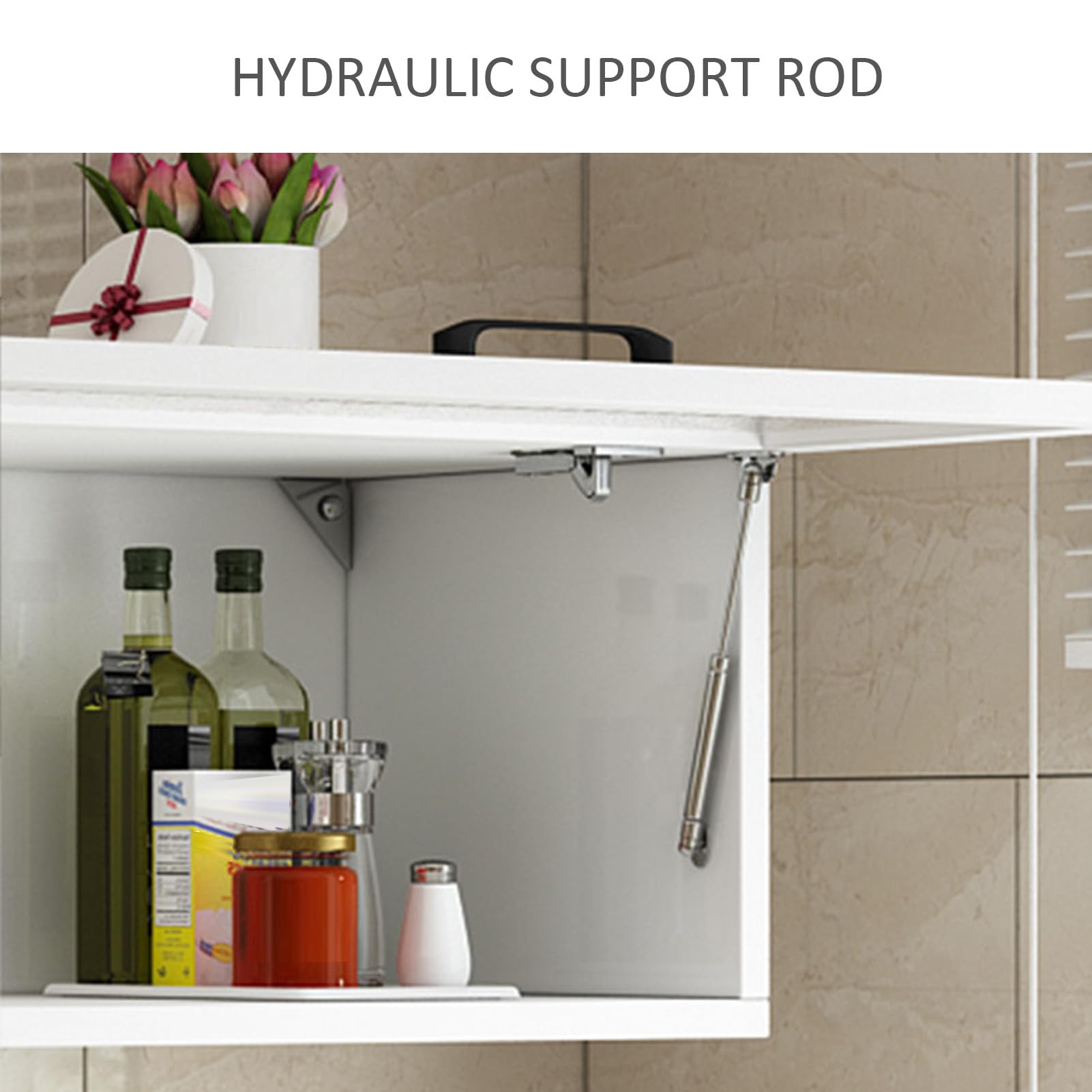 Armoire murale en acier inoxydable avec porte basculante, organiseur de rangement peu encombrant pour cuisine, garage, salle à outils, hôtel, cantine, ustensiles et épices