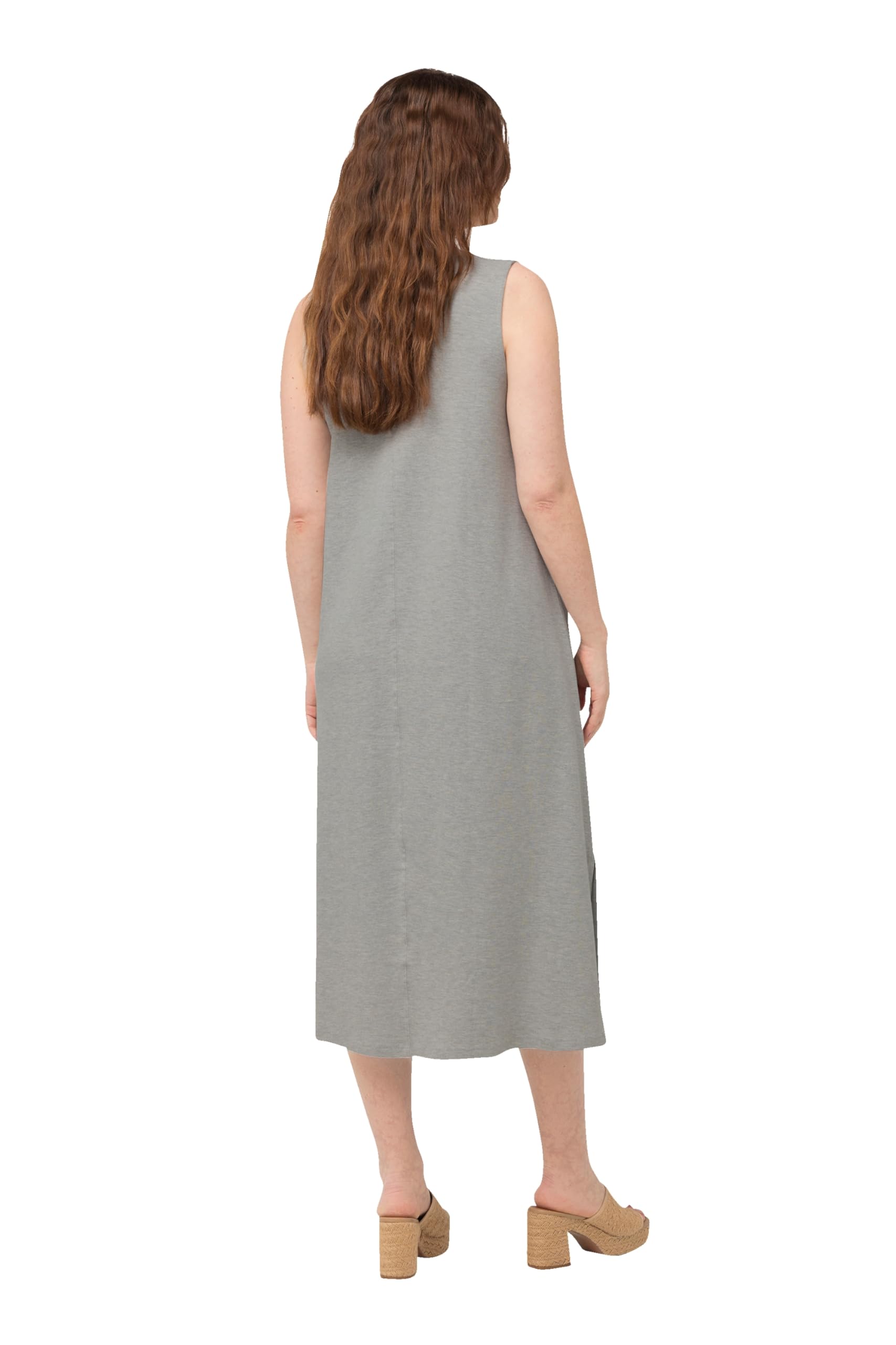 Ulla Popken Sleeves Interlock Dress 829148 Robe Femme