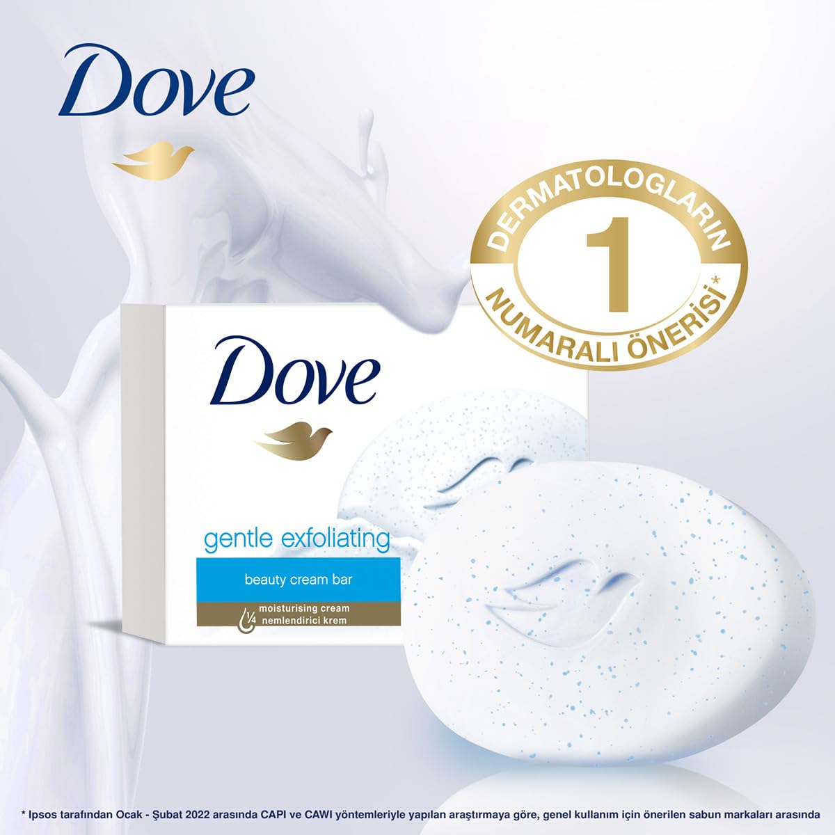 Dove Beauty Cream Bar Gentle Exfoliating Nemlendirici Krem 90 g x5 Adet