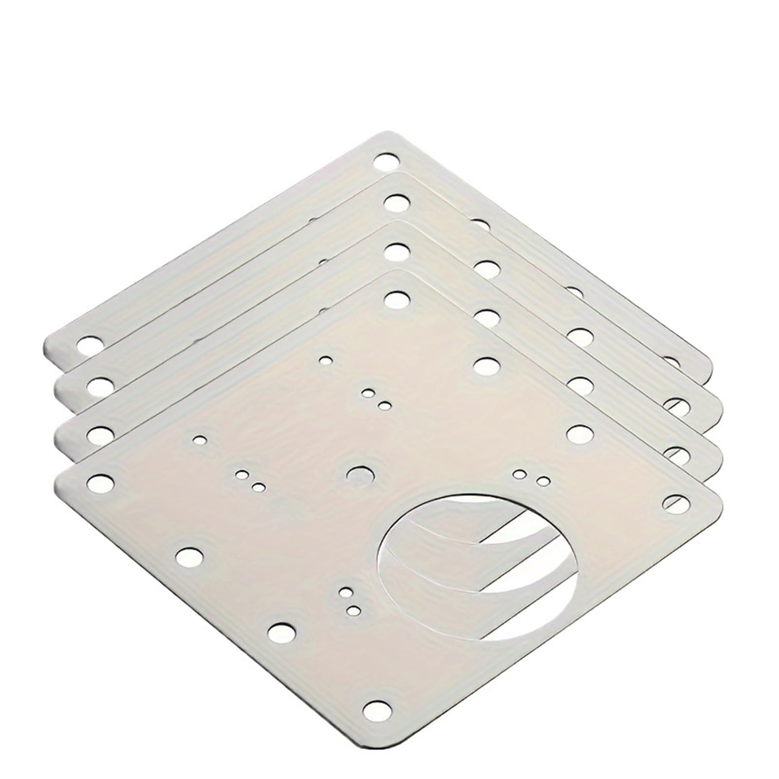 2/4PCS Cabinet Hinge Adjustable Hidden Hinges with Screws(4PCS)