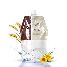 Collag&egrave;ne Traitement des Cheveux Deep Repair Apr&egrave;s-Shampooing Huile d'Argan K&eacute;ratine Traitement des Cheveux Pour S&eacute;ch&eacute; Endommag&eacute; Boucl&eacute;s Blanchis & Tous Types de Cheveux. 16.9 Oz 500ml