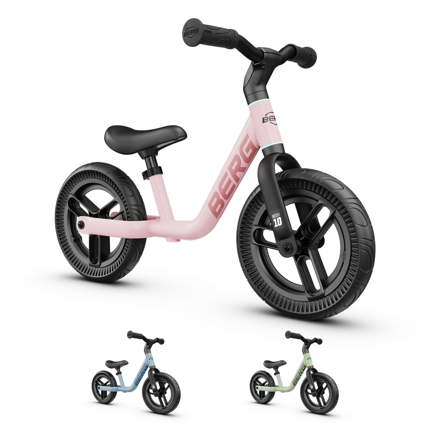 BERG MOOV Balance Bike Blush Pink 2+ Years - New Model 2025