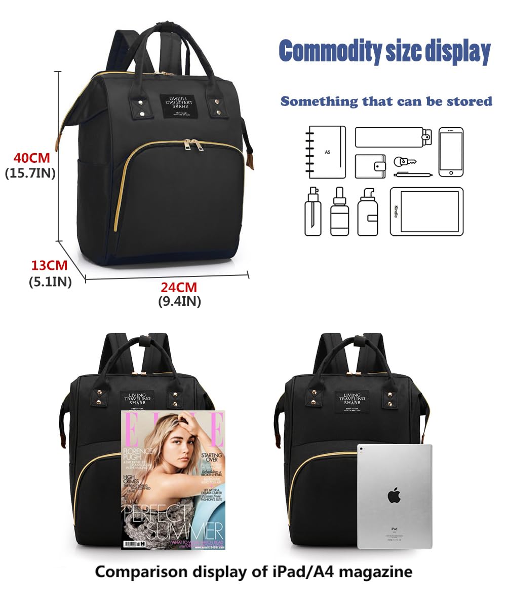 Zaino Fasciatoio Neonato Grande Multifunzione - Borsa Maternità Portatile Passeggino Mamma - Organizer Pannolini Cambio Viaggio Universale - Neonati Salviette Bag Family Baby