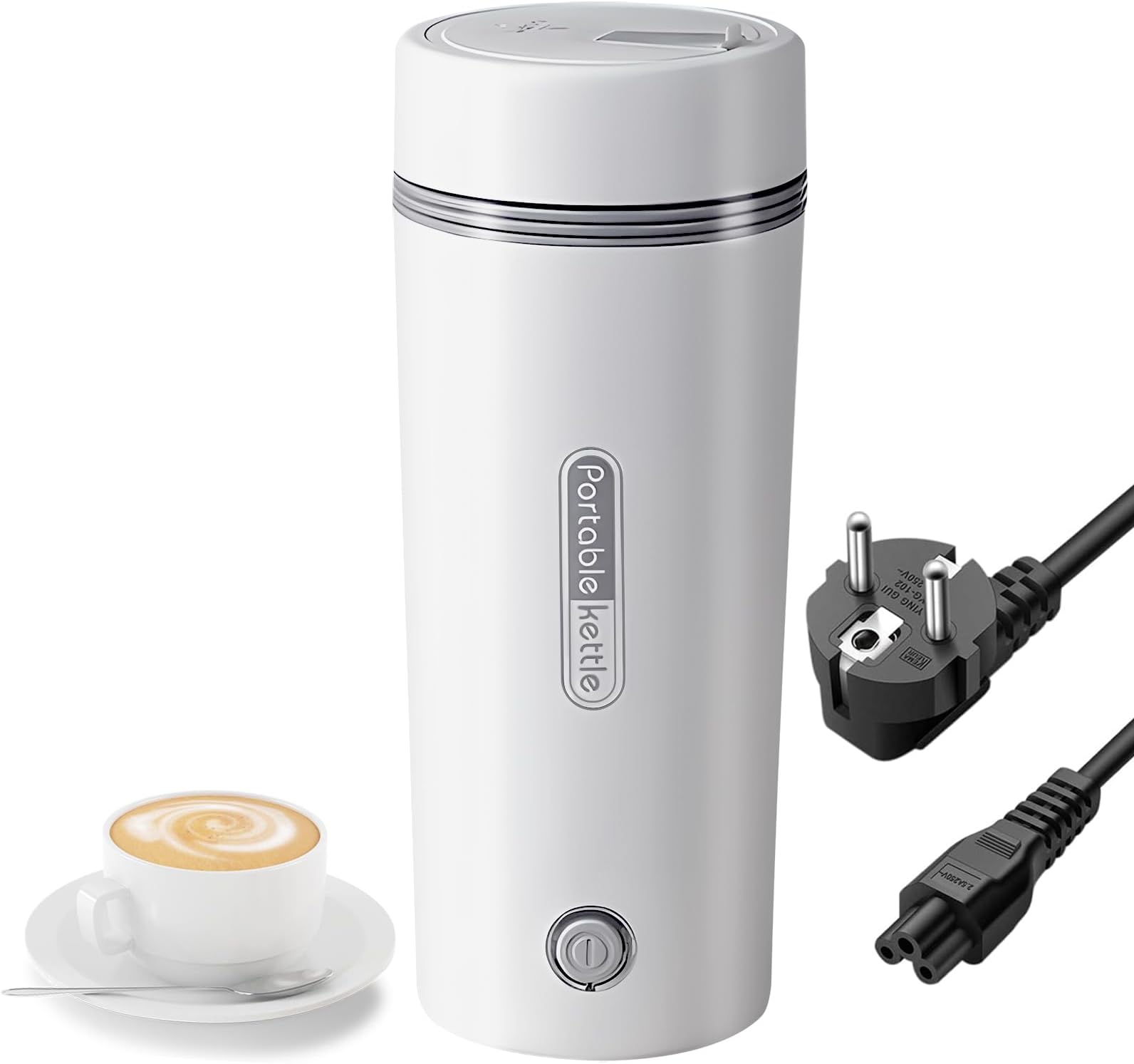Bouilloire électrique De Voyage 450 Ml - Portable - Acier Inox 304 - 220V - Idéale Thé/café - Neuve