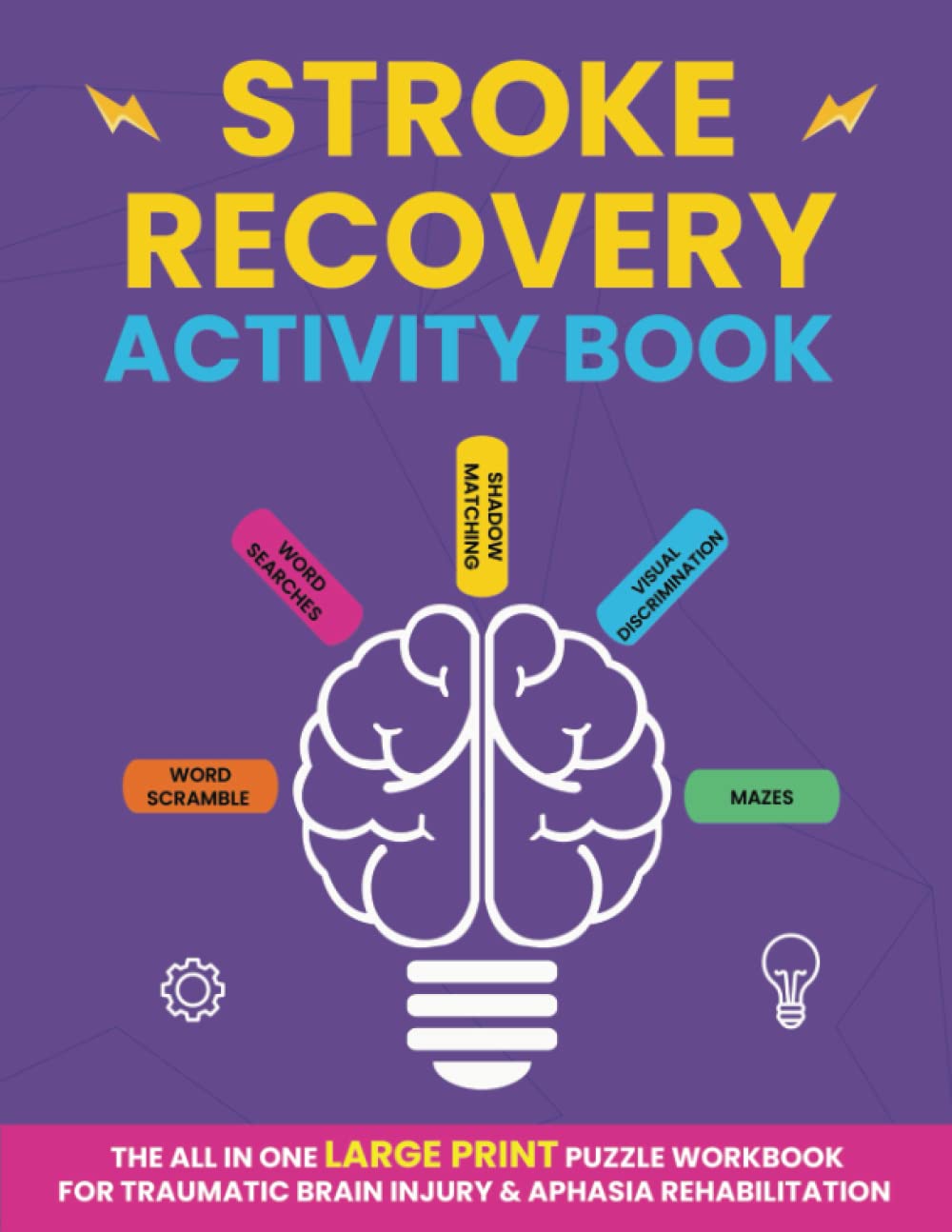 Stroke Recovery Activity Book: The All In One Large Print Puzzle ...