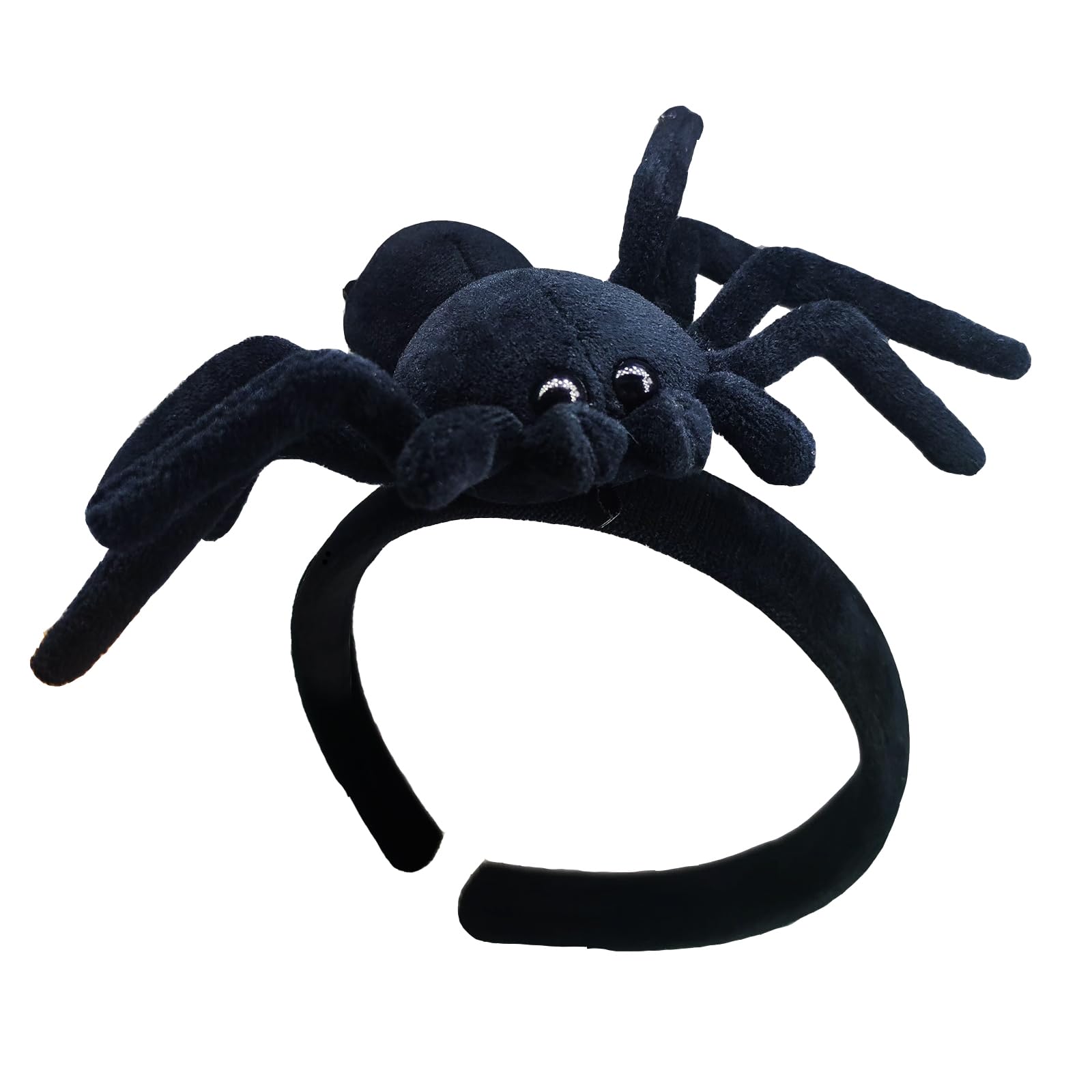 AOCEAN Halloween Hair Hoop Black Spider Headpiece Cosplay for Women Hair Accessories Headdress for Decorations Party Supplies