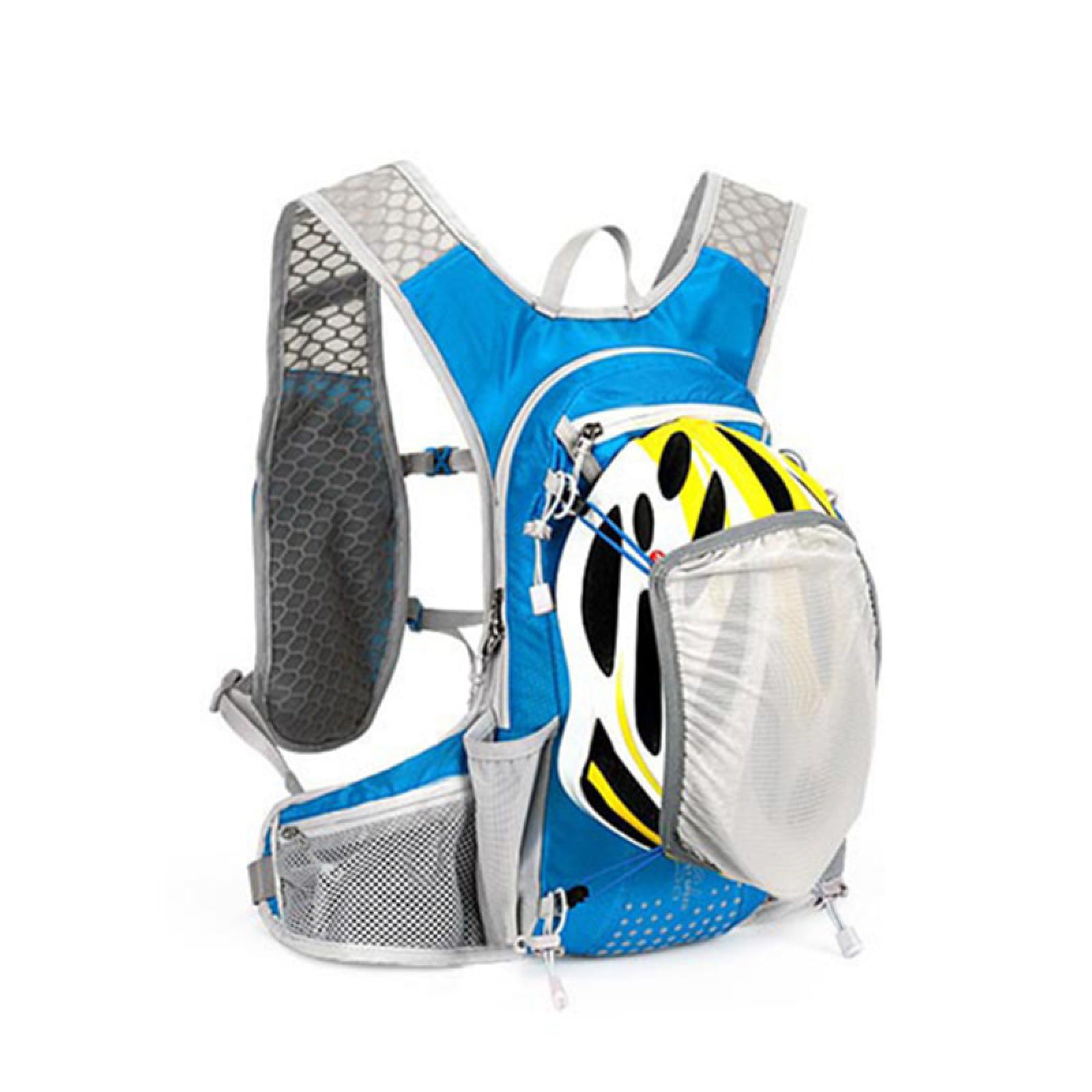Mochila deportiva 12L Mochila de ciclismo Bolsa de hidratación Bolsa de trekking Bolsa de trail running, naranja, 22 * 20 * 43CM